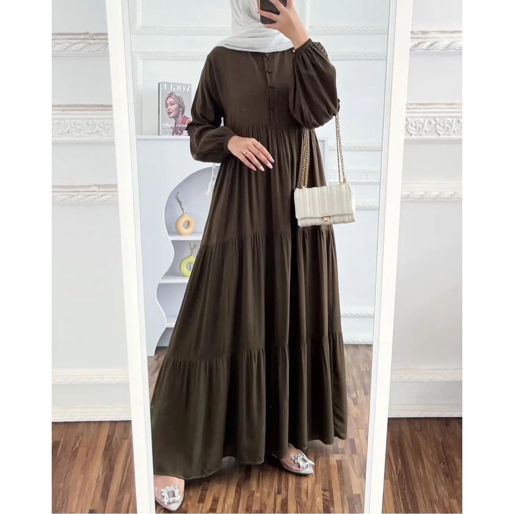 QUENZA GAMIS DRESS WANITA PREMIUM RAYON