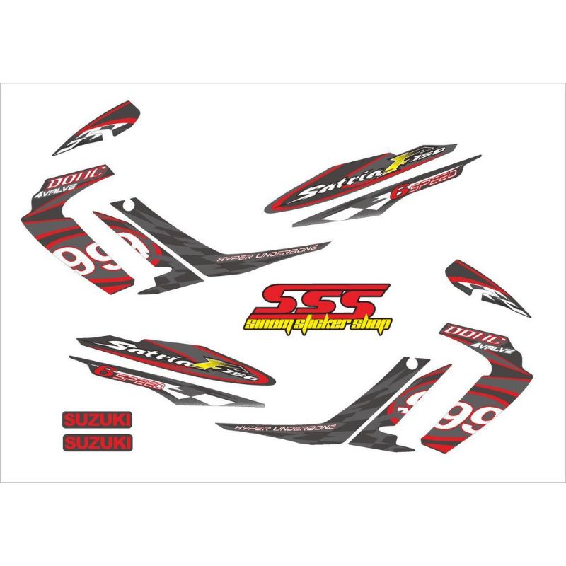 stiker striping custom satria fu 2012 ori