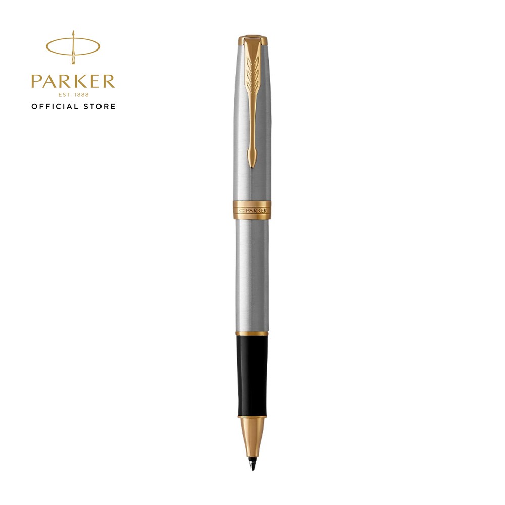 

Parker Sonnet Stainless Steel Gold Trim Rollerball