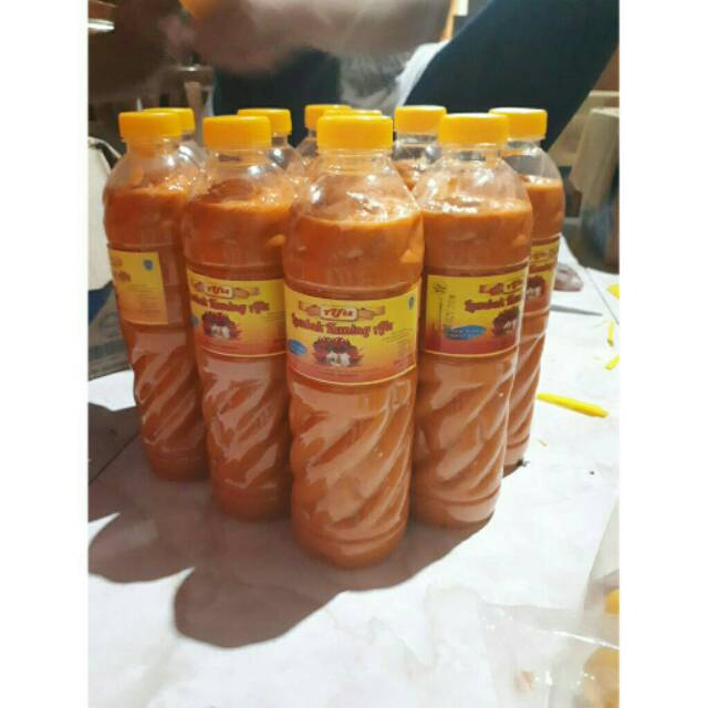 

Lombok Kuning AFU 600ml / Lombok Khas Makassar / Lombok khas Sulawesi / Sambal Pedas / Sambal Asli