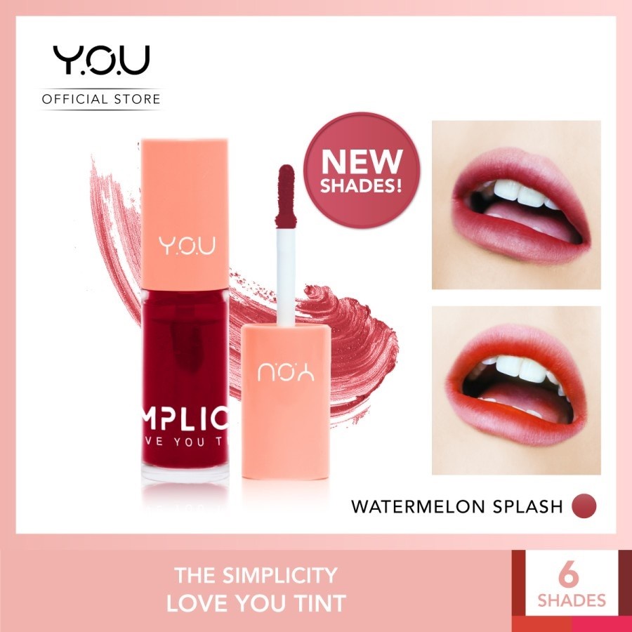 `ღ´ PHINKL `ღ´ Y.O.U simplicity love tint liptint murah lipstick ombre ala KPOP idol korea