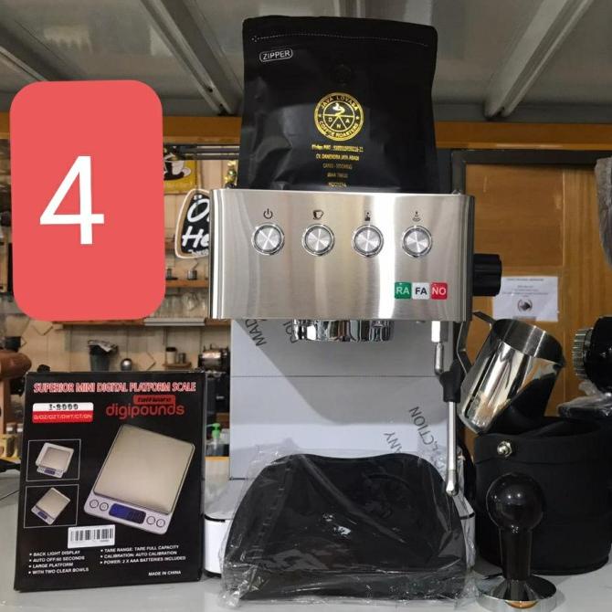 Produk Terbaik] Paket Mesin Kopi - Mesin Kopi Susu- Mesin Epresso