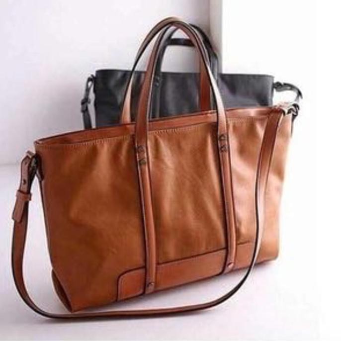 TAS TAS WANITA ZARA BASIC ORIGINAL NEW RESTOK BARCODECAMEL, HITAM, BLUE - NAVY TAS.2