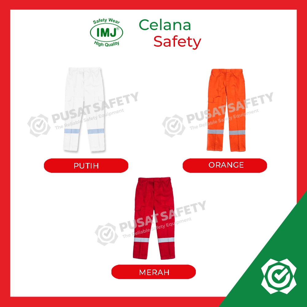 Celana Wearpack Safety Kerja Proyek IMJ M-2XL