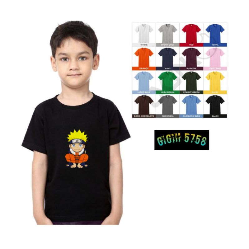 KAOS ANAK NARUTO / BAJU ANAK NARUTO / BAJU KAOS ANAK NARUTO TERBARU
