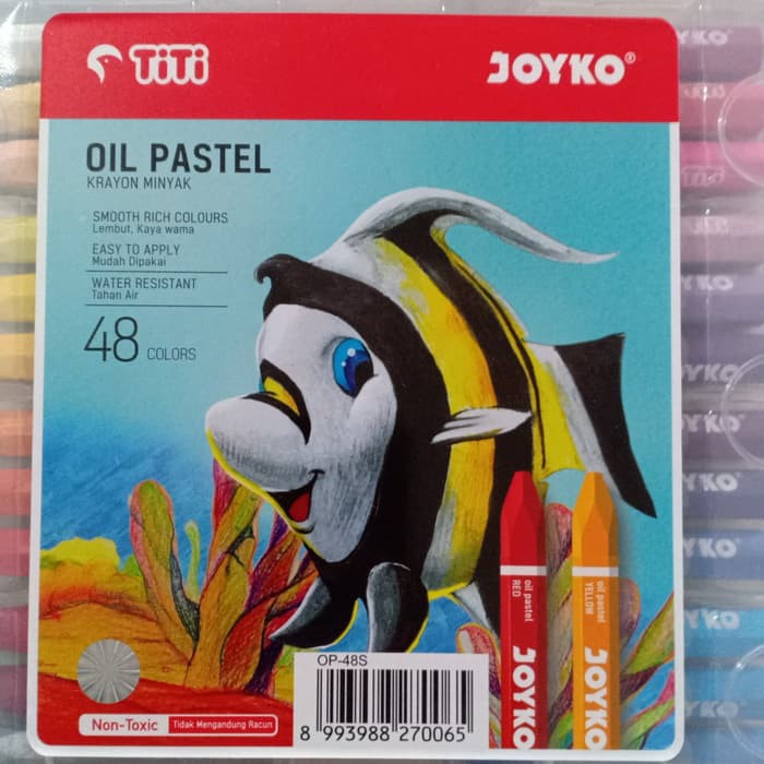 

TiTi Joyko Oil Pastel OP-48S Crayon 48 Colours Krayon Minyak Warna OP 48S