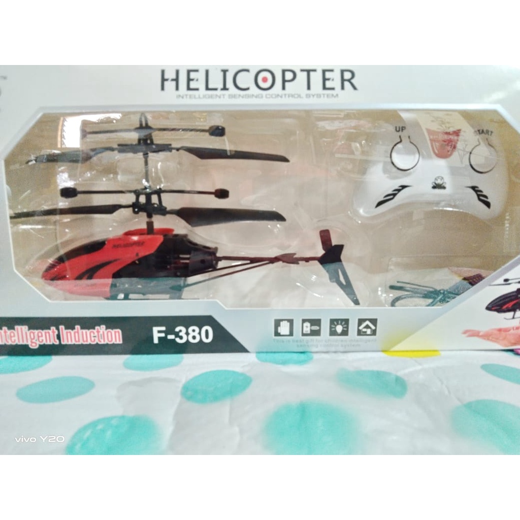 RC Helicopter Remote Control &amp; Sensor Tangan Intelligent Mainan Anak Remot Kontrol