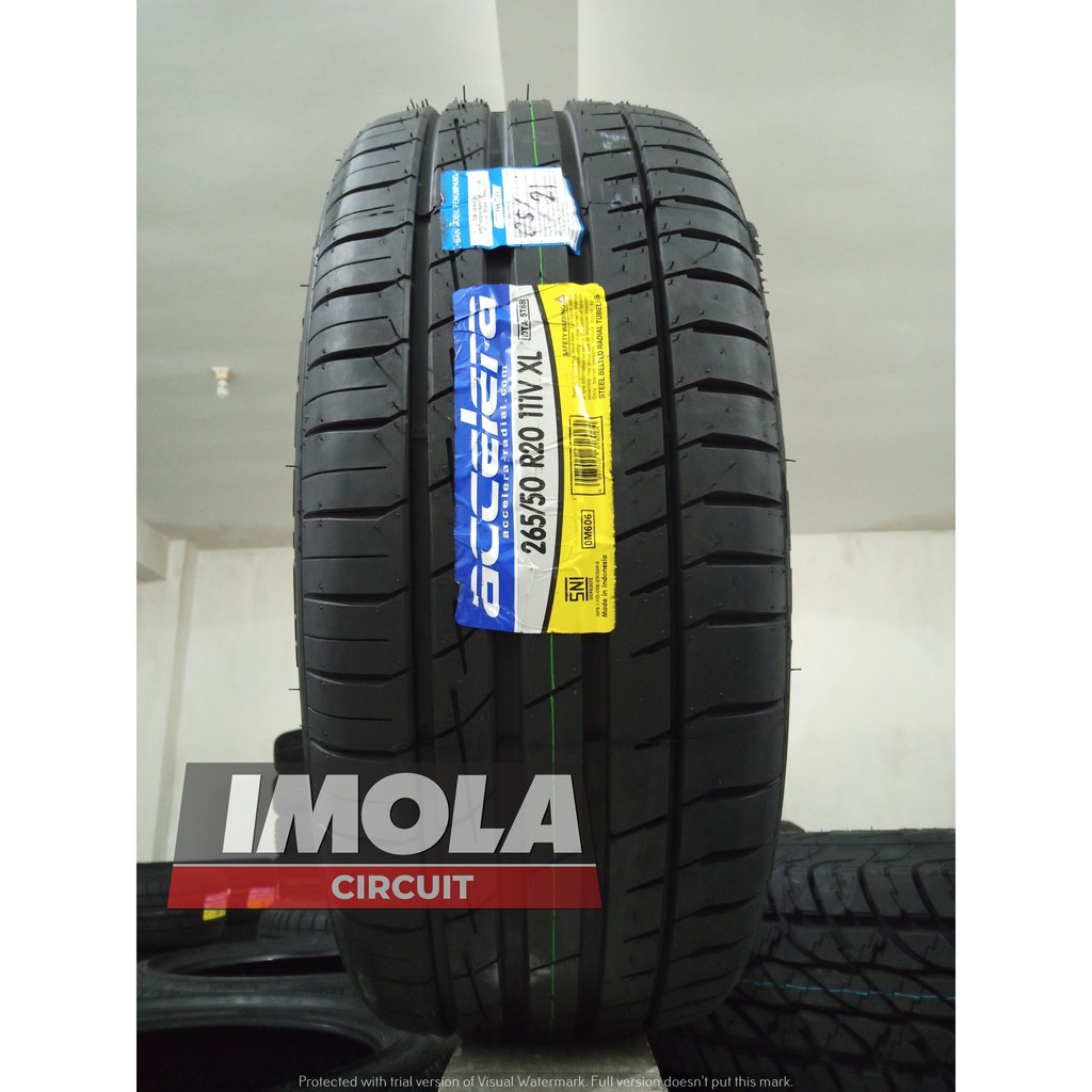 Ban mobil ukuran 265/50 R20 Accelera IOTA ST68 265 50 Ring 20 Navara Fortuner