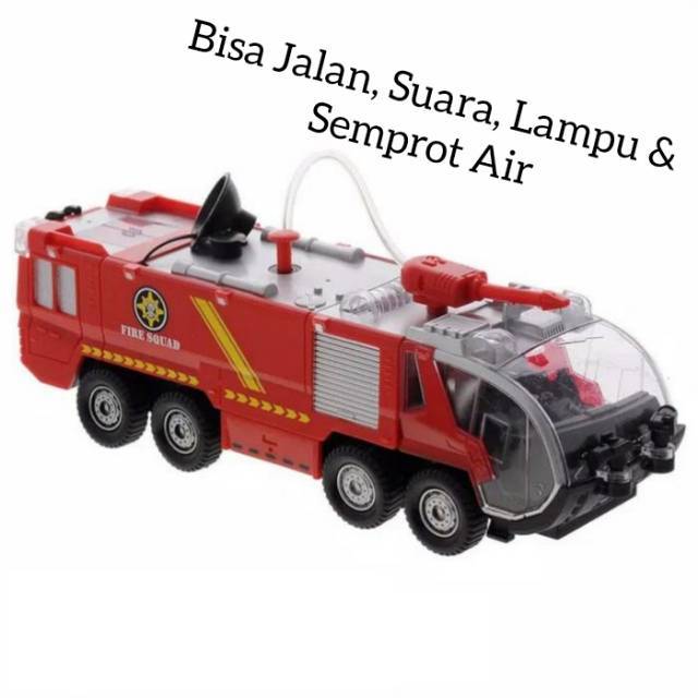 Mobil Pemadam Kebakaran Fire Car Truck Edukasi Mainan Anak Edukatif