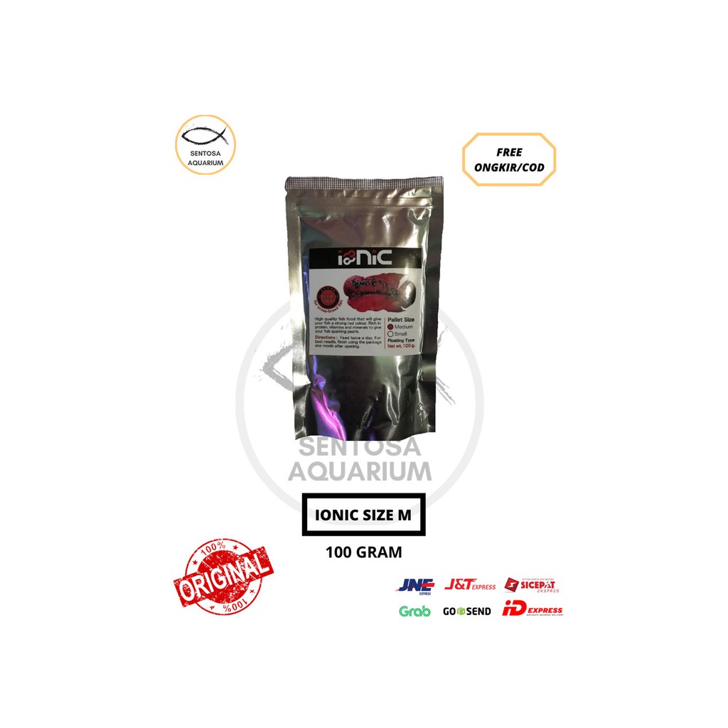 Pakan Louhan Pelet ikan Louhan Lohan Ionic Original Thailand Size M