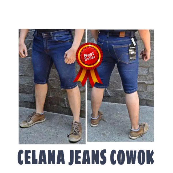 JEANS PRIA Celana Jeans Pendek Pria-Celana Levis Pria-Celana Pendek Santai MURAH