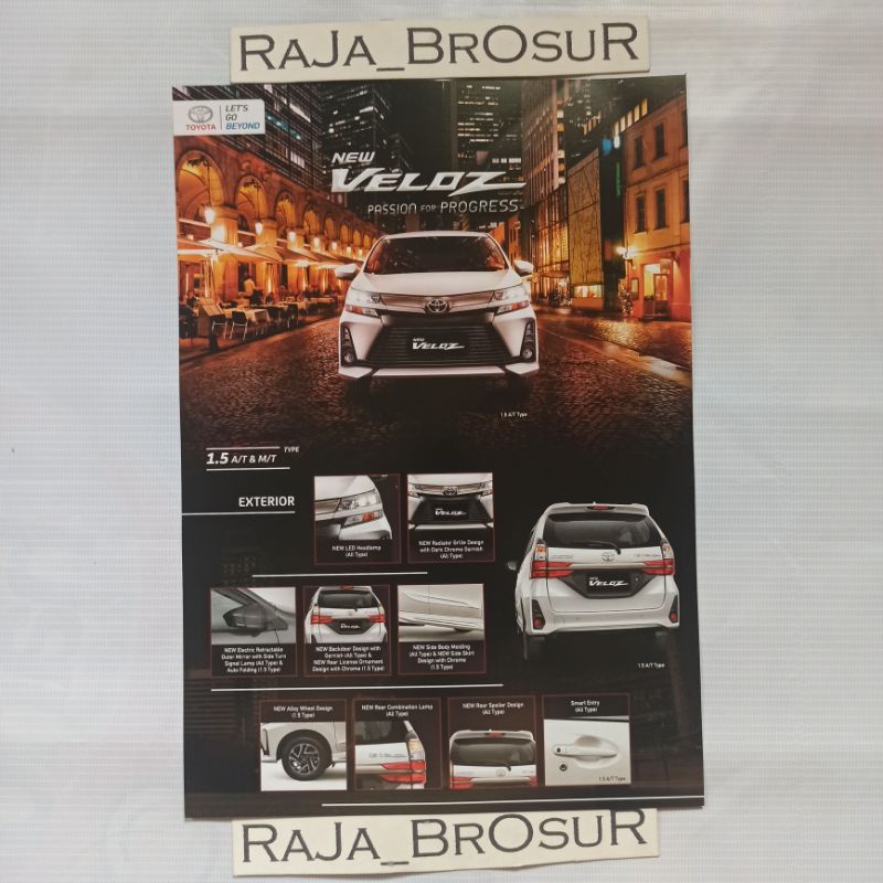 Poster brosur flyer Toyota New Veloz 2020