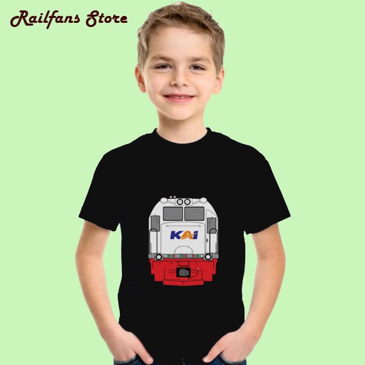 Kaos Anak Lokomotif CC 201