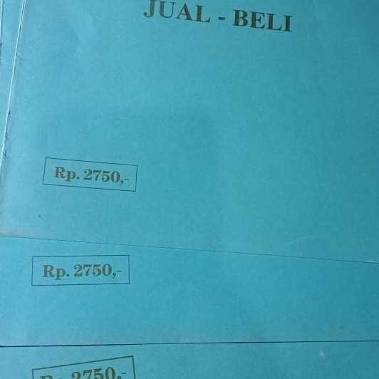 Cover AKTA JUAl BELI AJB Rp 2750 (T196)