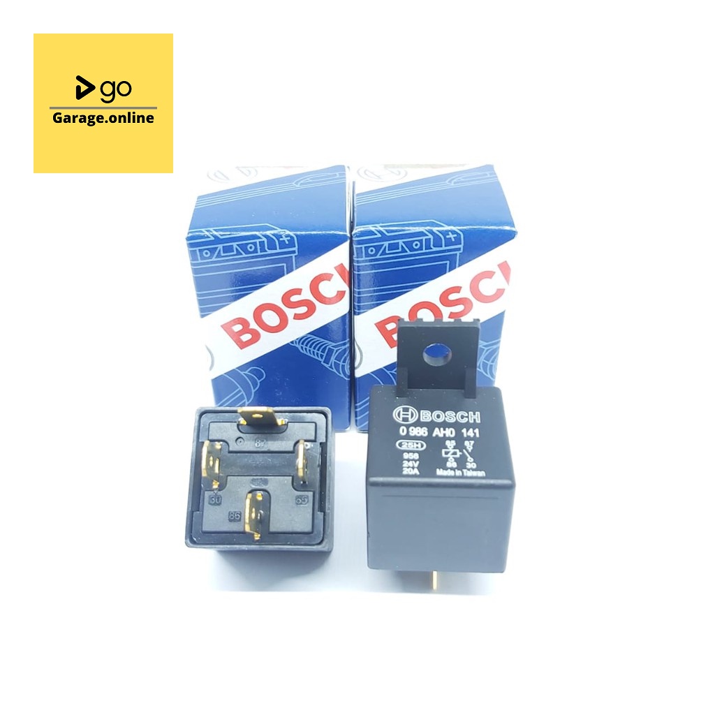 RELAY BOSCH KAKI 4 24V 20A 4 KAKI BOSCH ORIGINAL UNTUK TRUCK BUS