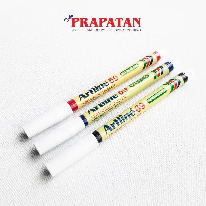 

SPIDOL PERMANEN KECIL ARTLINE EK-69 / WATERPROOF PERMANENT MARKER - HITAM