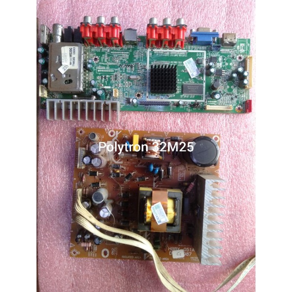 MAINBOARD PSU TV LCD POLYTRON PLM 32M25/PLM 32M22