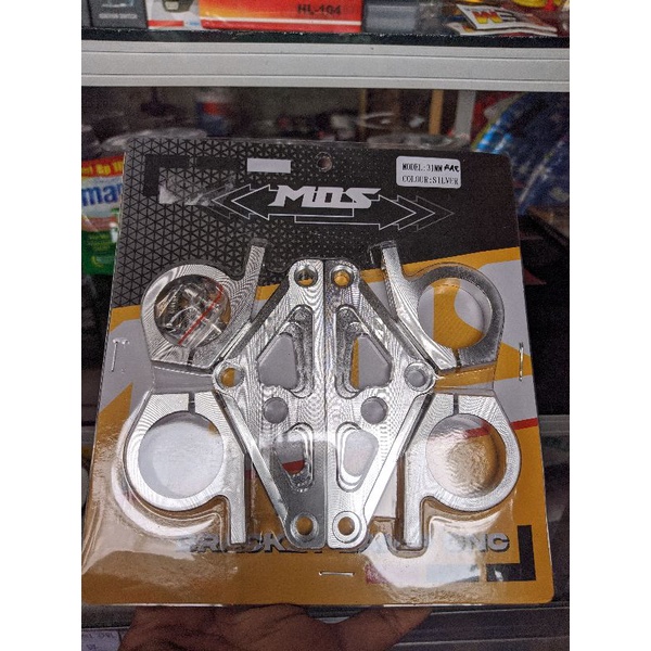 BREKET KUPINGAN LAMPU CNC AS 31MM MOS