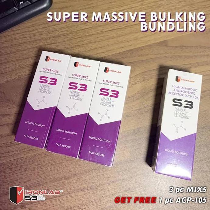 SARMS SARM PROMO BUNDLING MIX 5 3PCS FREE 1 PCS ACP 105