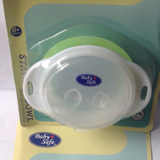 MAK25 BABY SAFE STAY PUT BOWL BS353 PERALATAN MAKAN ANAK / MANGKOK ANAK ANTI SLIP