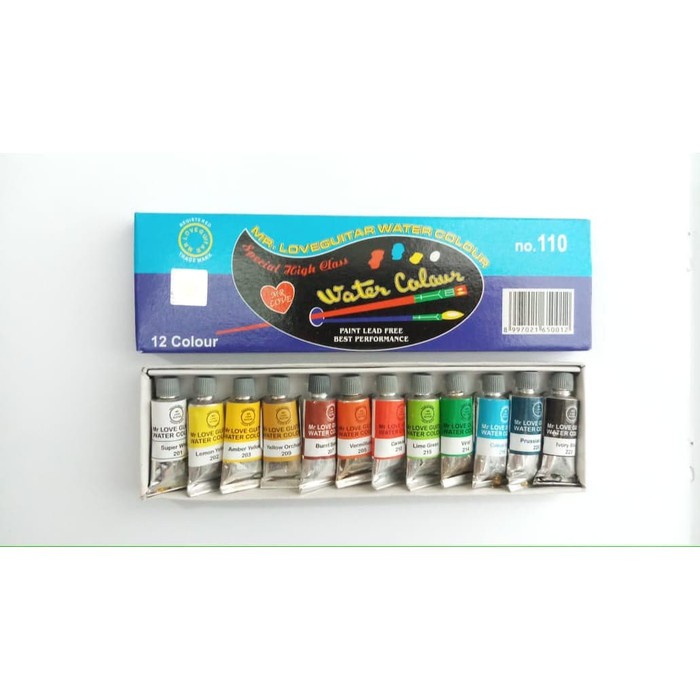 

Cat Air Guitar No 110 - 12 Warna//cat air/cat pewarna/cat poster