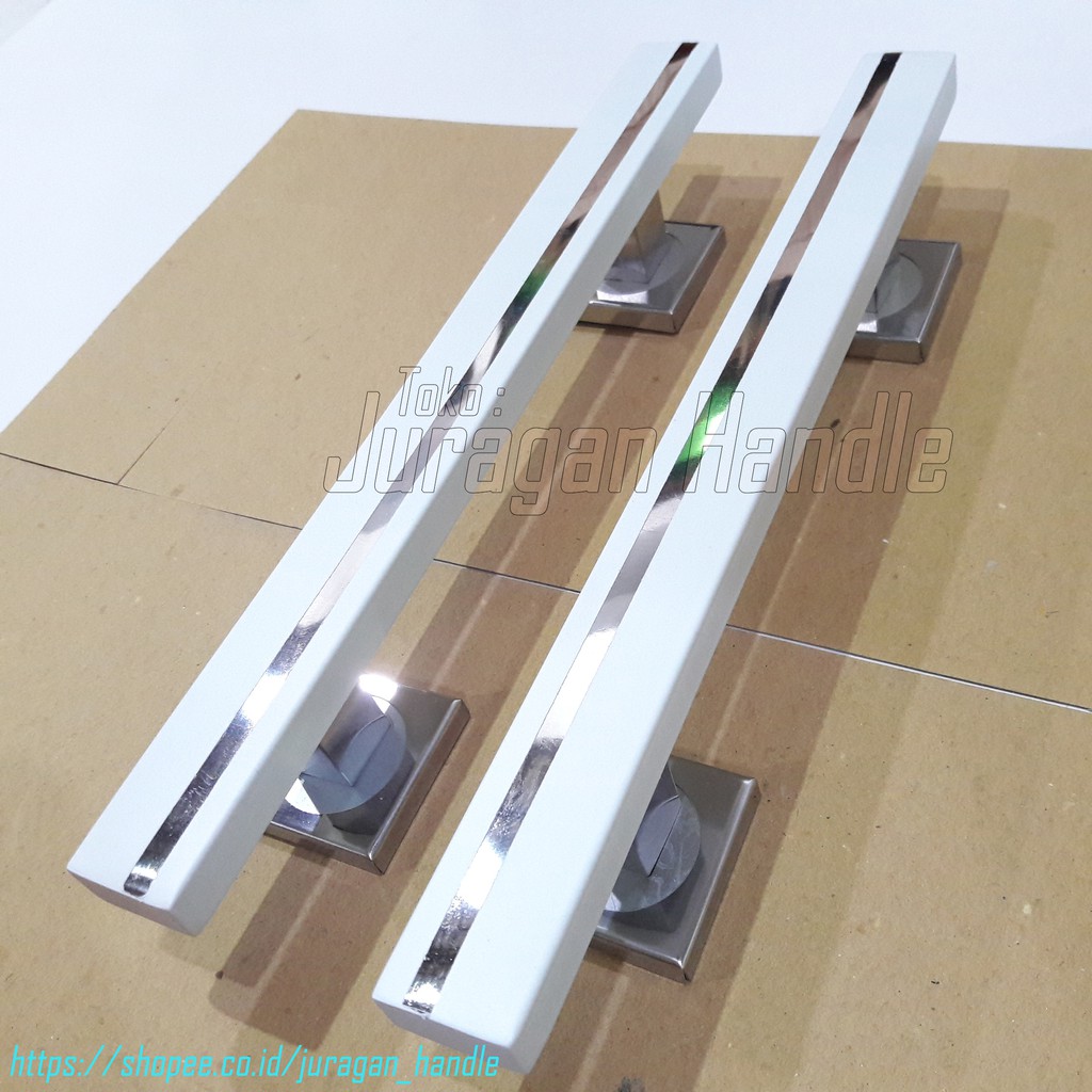 handle pintu rumah 33 cm putih stainless minimalis pegangan pintu tarikan pintu gagang pintu rumah