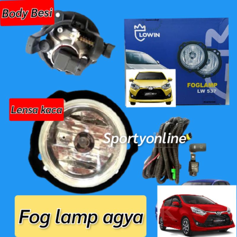 fog lamp toyota agya