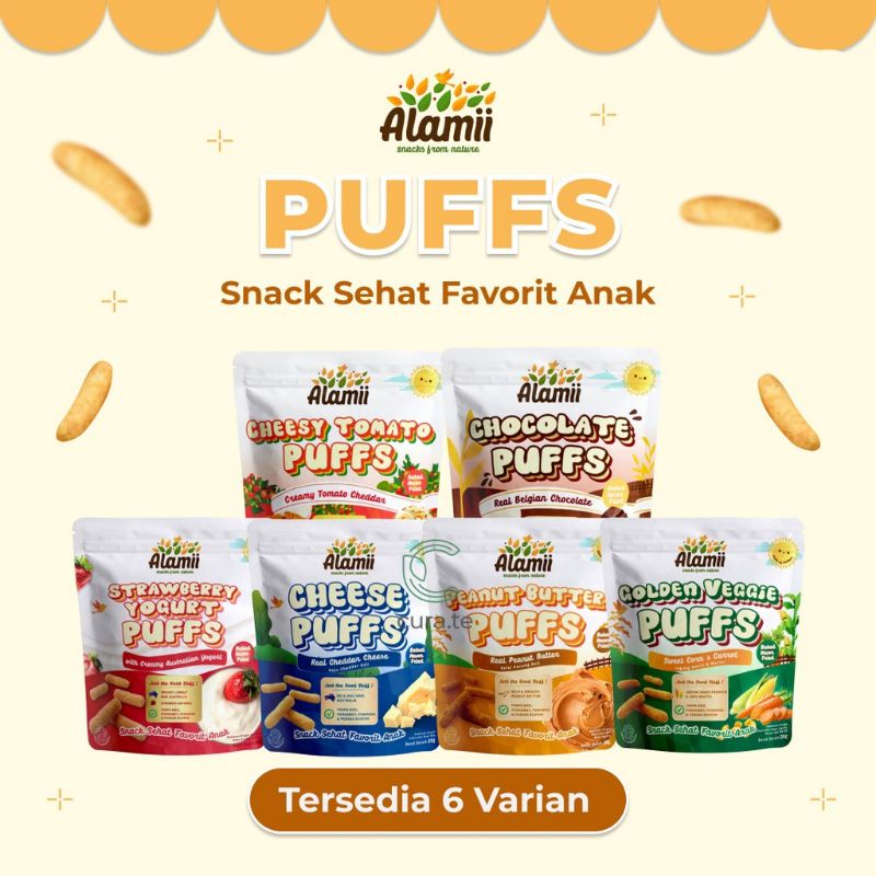 ALAMI Puffs Snack Anak / Bayi / Cemilan Anak Sehat