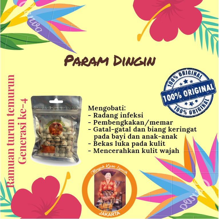 

Obat Tradisional - Obat Herbal Anak - Param Dingin Cap laucih