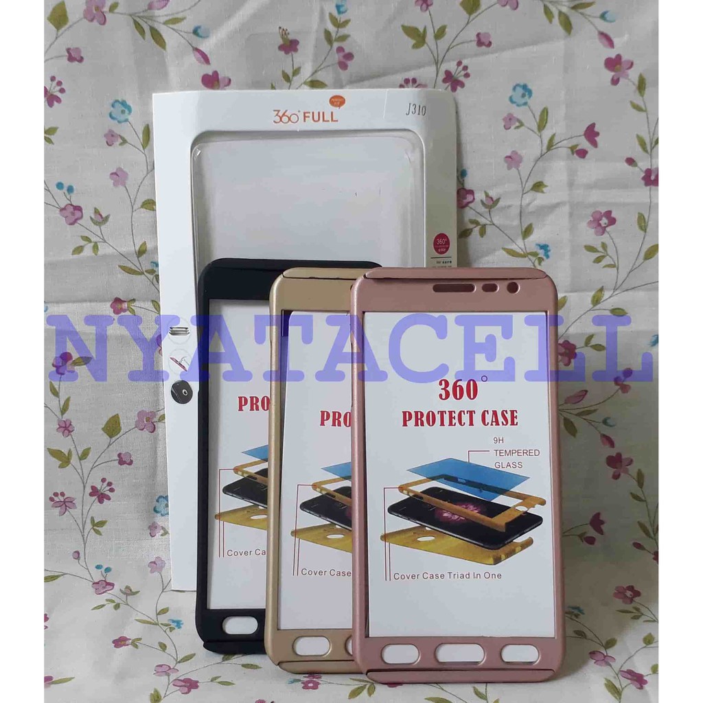 Case Protect 360 Samsung J3 2016 J310 Slim Hard/Ipaky/Full Body/Casing