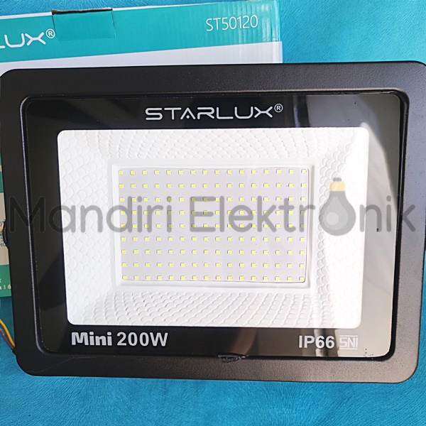 Lampu LED Sorot Tembak Taman Floodlight Outdoor 200W Starlux - Lampu Tembak 200 Watt Starlux ST50120