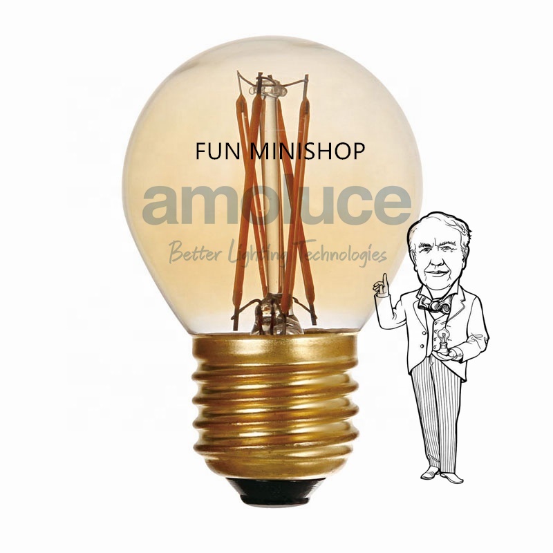 LAMPU LED FILAMEN EDISON G45 bohlam filamen lampu cafe lampu decor