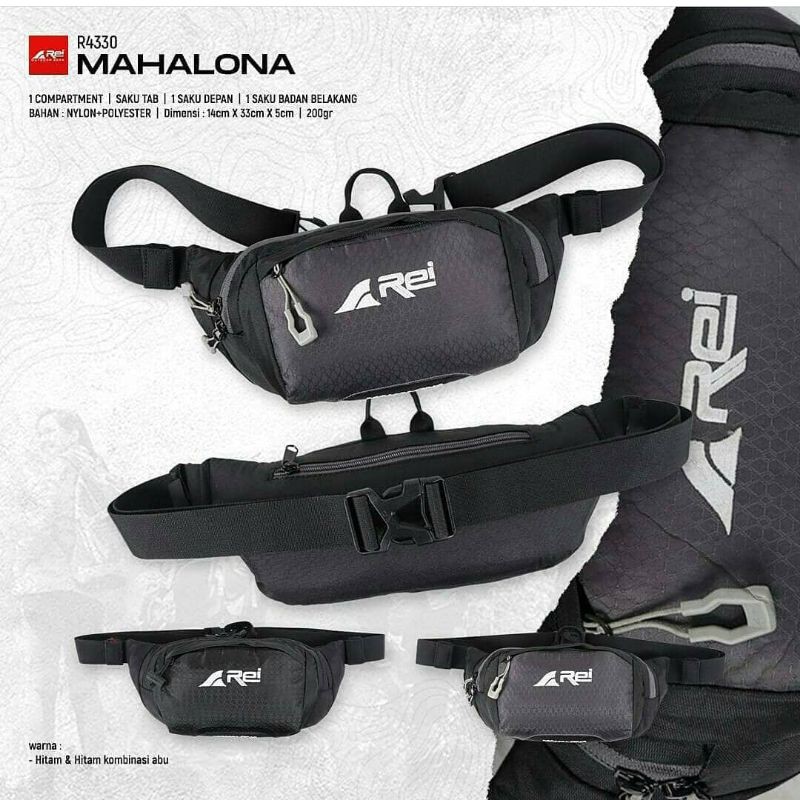 WEISTBAG AREI MAHALONA ORIGINAL | WAISTBAG REI ORI TAS SELEMPANG TAS PINGGANG