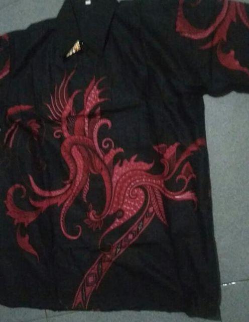 Bswart Batik Hrb026 Kenongo Hem Pendek Padi Pekalongan M L Xl Xxl Batik Pria Murah Modern Grosir