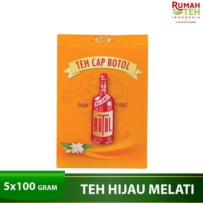 

(BISA COD) Teh Seduh Melati Cap Botol Premium 100 gr (5 pcs) - Loose Tea BERKUALITAS Kode 1194