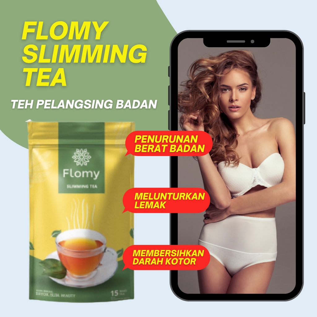 Jual Flomy Slimming Tea Minuman Teh Penurun Berat Badan Di Alfamart