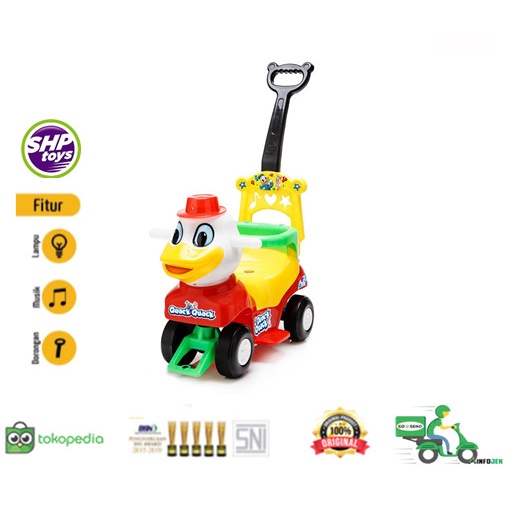 Mainan Anak Mobil Dorong Mobilan Tunggang Kepala Bebek QQ 623 QQ623 QQ-623 SHP Toys