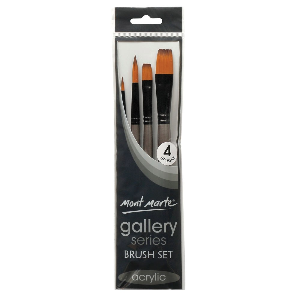 

Mont Marte Gallery Series Brush Acrylic Set 4 L BMHS0014
