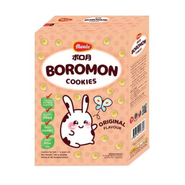 Monde Boromon Cookies 1 tahun+ 100gr