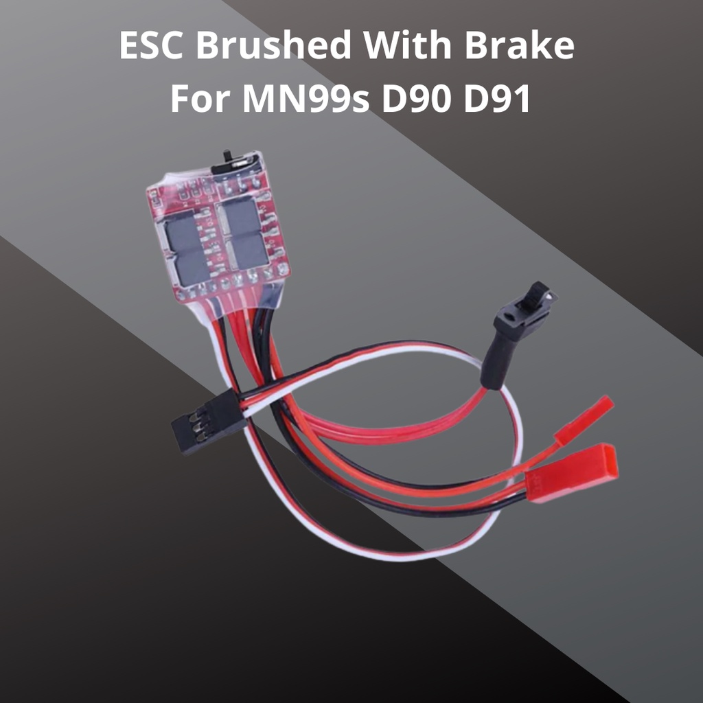 ESC Brushed With Brake 20A 30A For RC MN98 MN99S D90 WPL C24 D42 D12