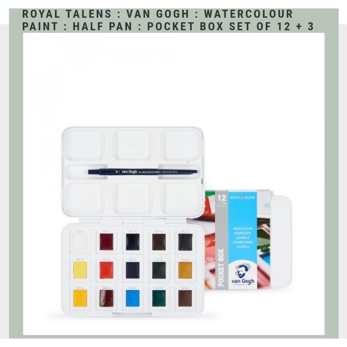 

vincent van gogh 12+3 pocket box water color