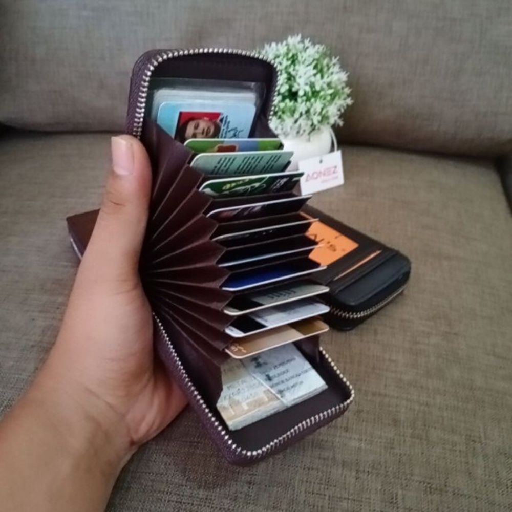 SHOPEE 6.6 SUPER SALE!! Dompet Kartu Pria dan Wanita Model Vertical Dompet Kartu Multifungsi Dompet Kartu Boweisi terbaru