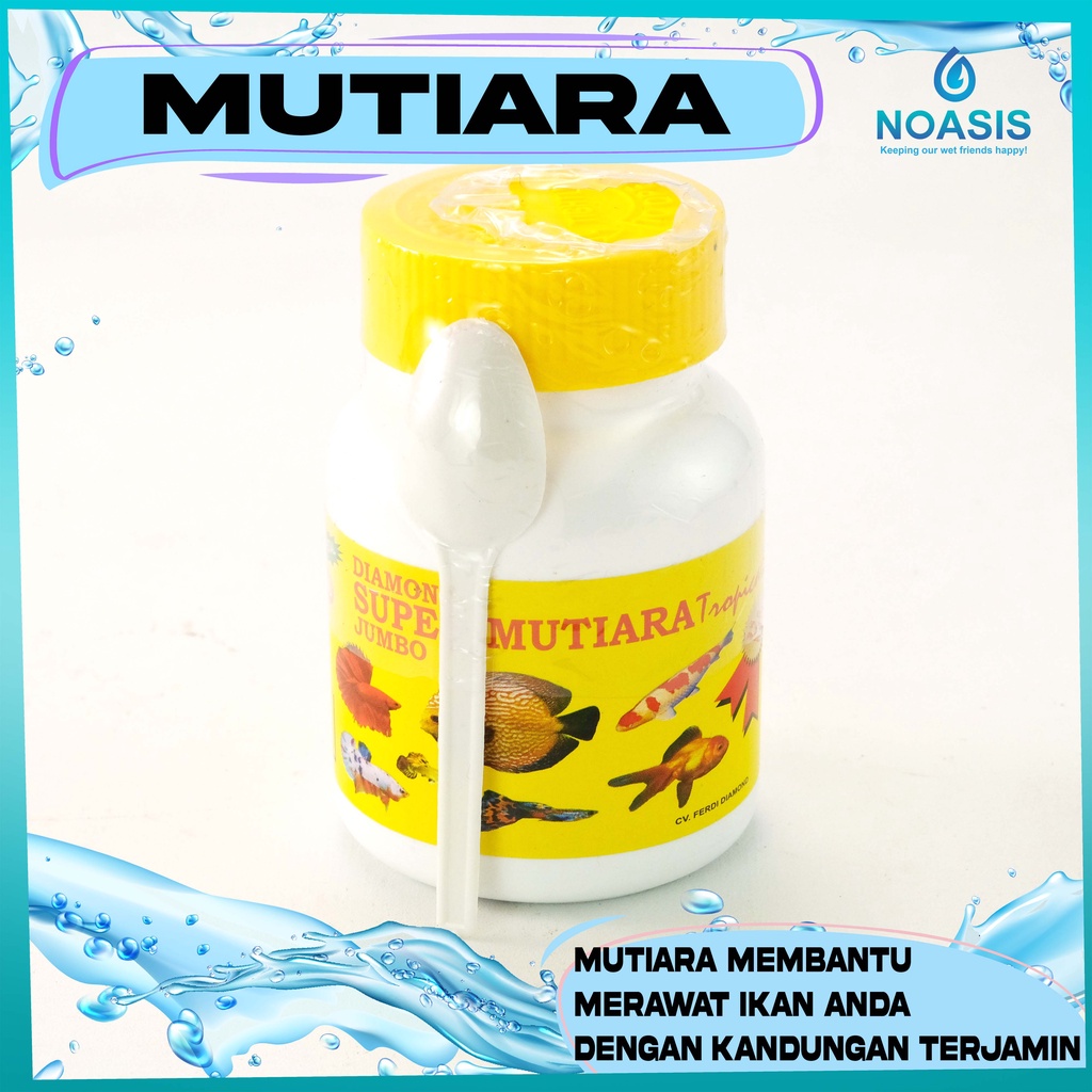 MAKANAN PAKAN IKAN CUPANG KECIL HIAS GUPPY MUTIARA TROPICAL 100 GRM