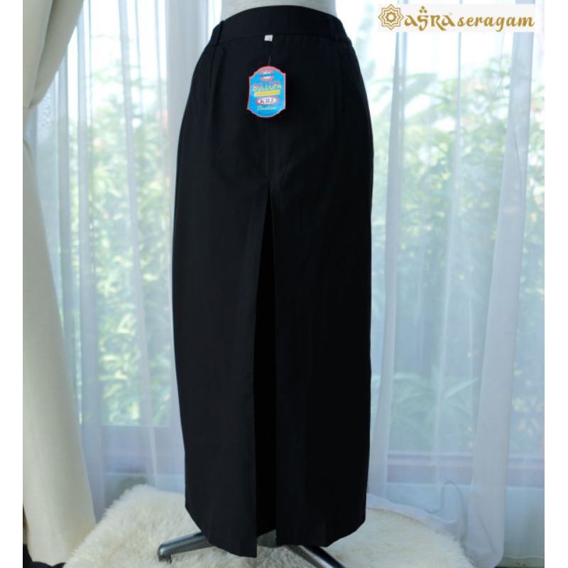 ROK SEKOLAH SMA/SMK,ROK SPAN PANJANG HITAM
