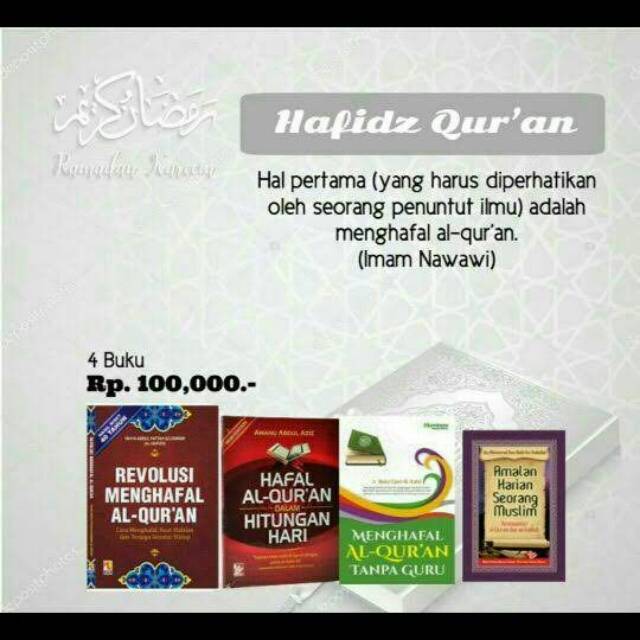 Paket Buku Hafidz Quran