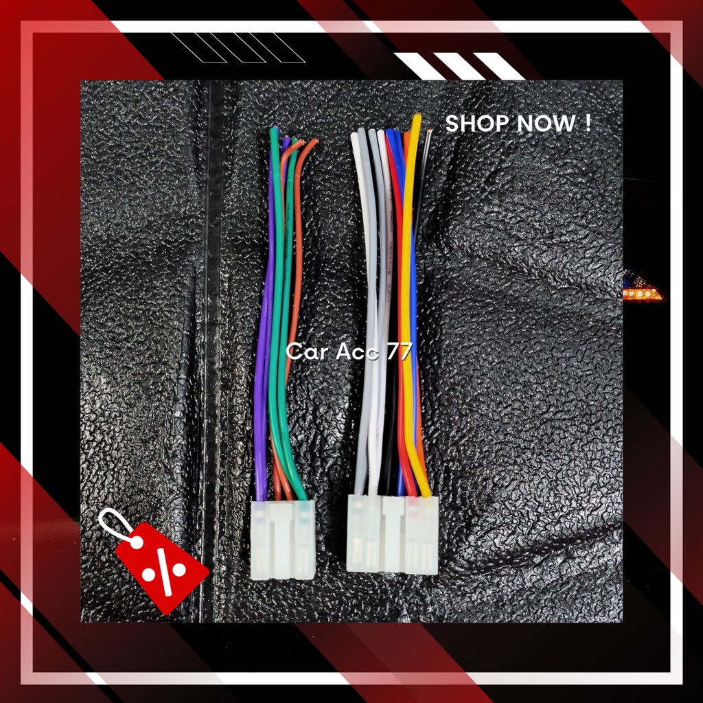 Jual Kabel Socket Toyota Male Pnp Soket Toyota Male Kabel Power Headunit Shopee Indonesia