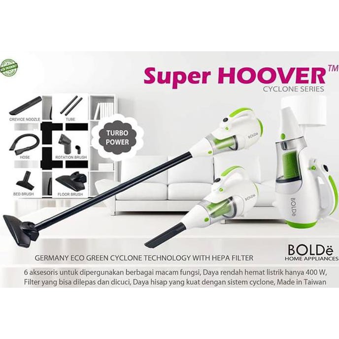 Vacuum Cleaner Ez Super Hoover Bolde - Biru Muda