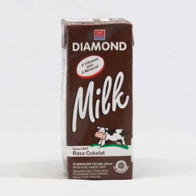 

Susu Diamond UHT rasa Coklat 200ml