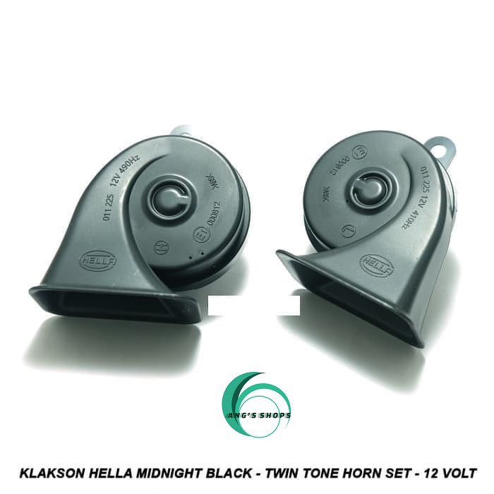 Klakson Hella Midnight Black Twin Tone 12v Original Termurah Terlaris MOBIL MOTOR