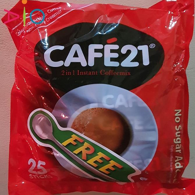 

Cafe 21 Instan Coffeemix 2in1 / Cafe21 Tanpa Gula ( No Sugar Added )